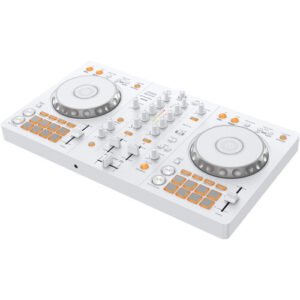 Pioneer DJ DDJ-FLX4 Portable 2-Channel rekordbox DJ and Serato Controller (Limited-Edition White)